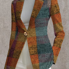 Amandine | Autumn Checked Blazer