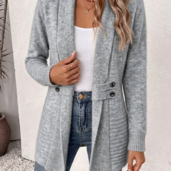 Aubrey | Open-Front Cardigan with Shaped Waist