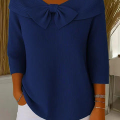 Tivella | Bow Collar Jumper