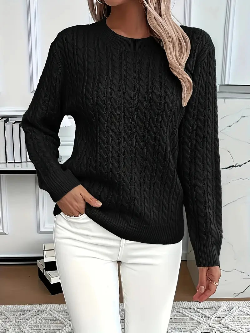 BERNILA | WINTER CABLE KNIT JUMPER