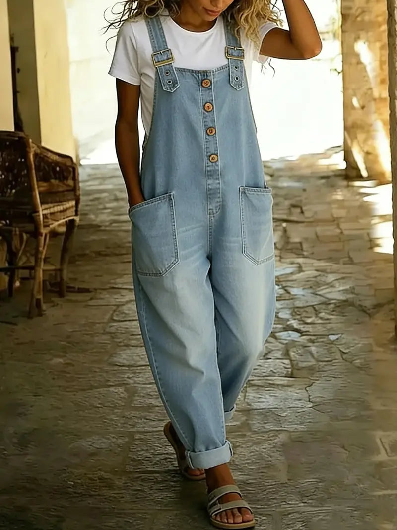Kylora | Denim Muse Overalls
