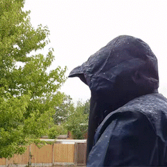 Imogen | Hooded Rain Jacket with Check Lining