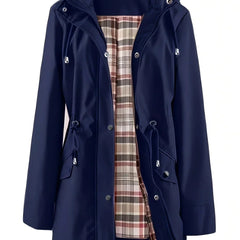 Iona | Hooded Drawstring Rain Jacket