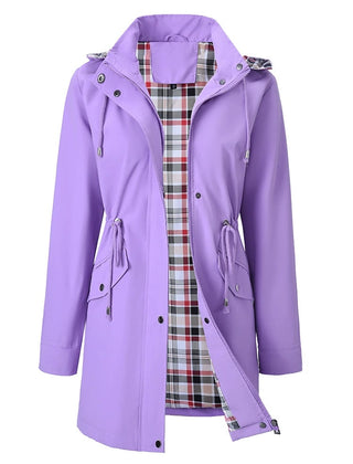 Norah | Hooded Water-Resistant Rain Jacket