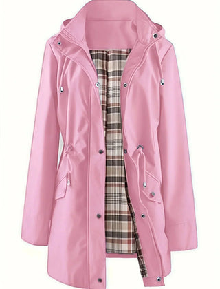 Iona | Hooded Drawstring Rain Jacket