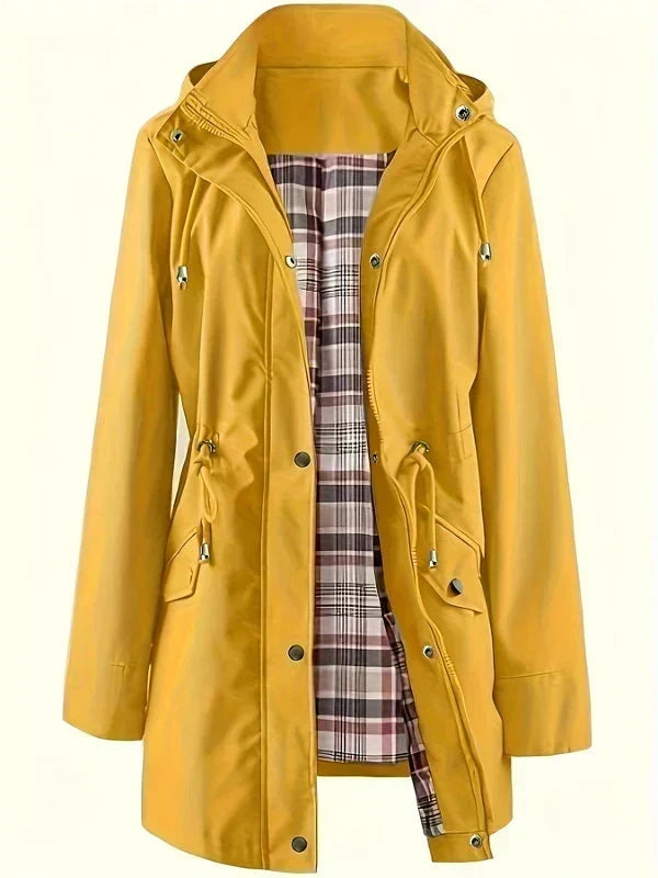 Norah | Hooded Water-Resistant Rain Jacket