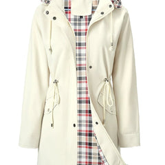 Iona | Hooded Drawstring Rain Jacket