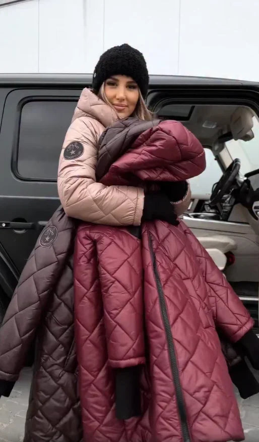 Anna | Quilted Hooded Winter Jacket