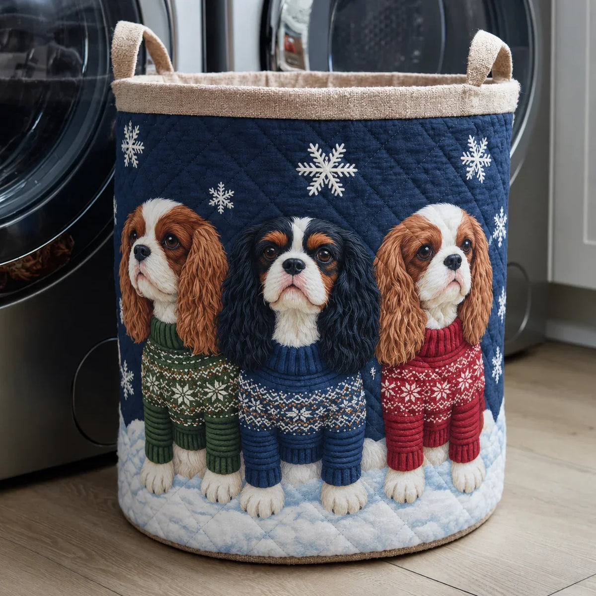 Duchess | Cosy Cavalier Trio Quilted Laundry Basket