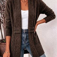 Aubrey | Open-Front Cardigan with Shaped Waist