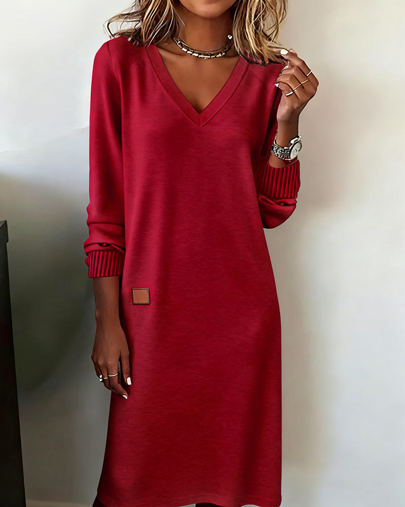 Wynne | V-Neck Jumper Dress