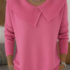 Sunnora | Wide Collar Jumper