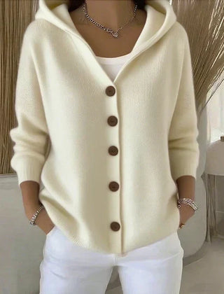 Darienne | Hooded Button Cardigan