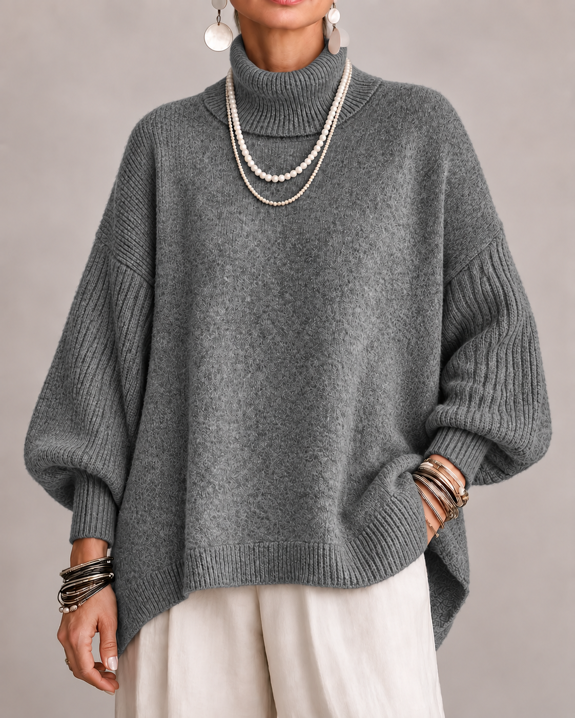Kathleen | Elegant Turtleneck Jumper