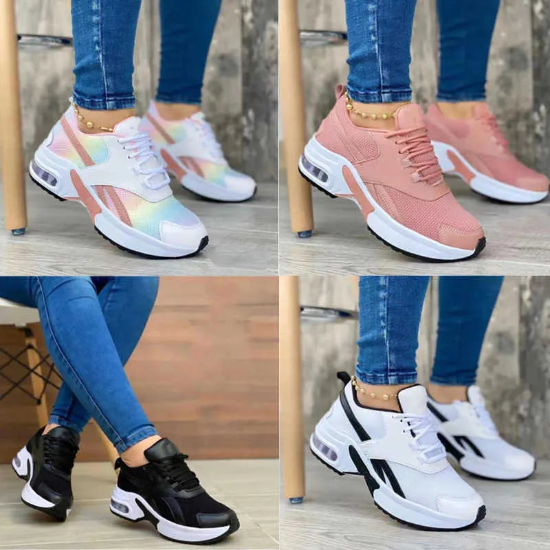 Mairi | Colourful Air Cushion Trainers