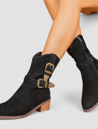 Rosa | Orthopaedic Buckle Ankle Boots