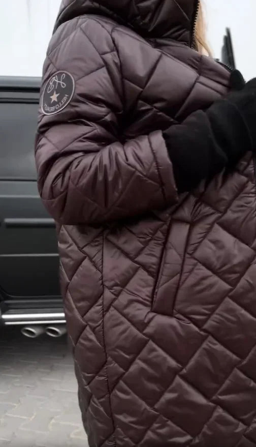 Anna | Quilted Hooded Winter Jacket