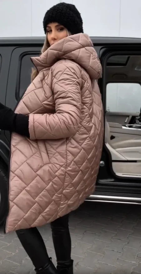 Anna | Quilted Hooded Winter Jacket