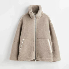 Eloise | Oversized Teddy Zip Jacket