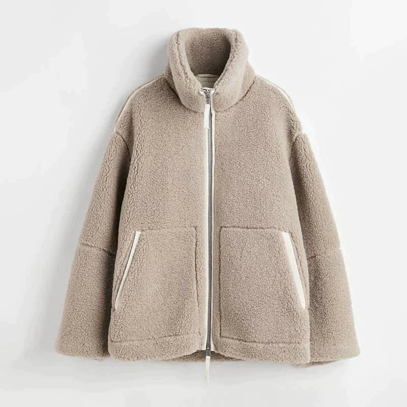 Eloise | Oversized Teddy Zip Jacket