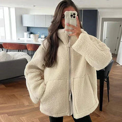 Eloise | Oversized Teddy Zip Jacket