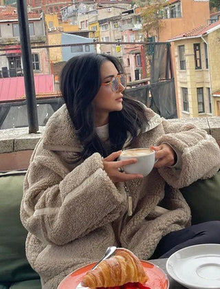 Eloise | Oversized Teddy Zip Jacket
