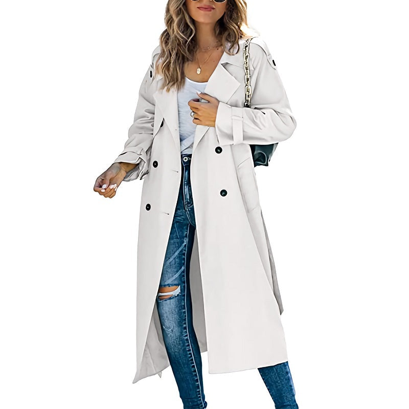 Mae | Long Trench Coat