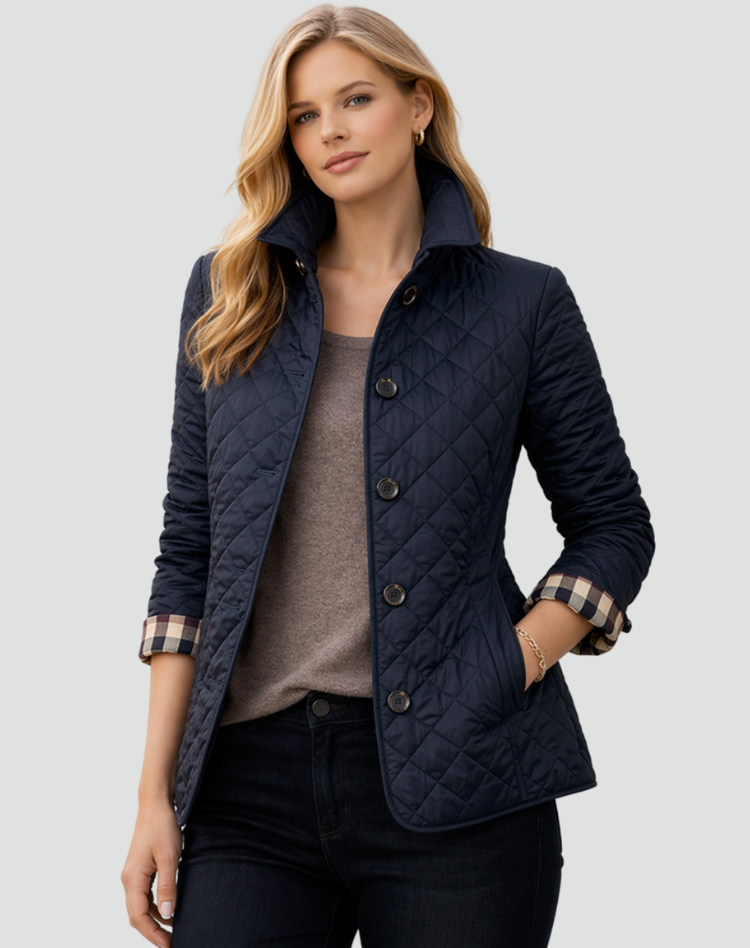 Kyra | Button-Front Quilted Jacket