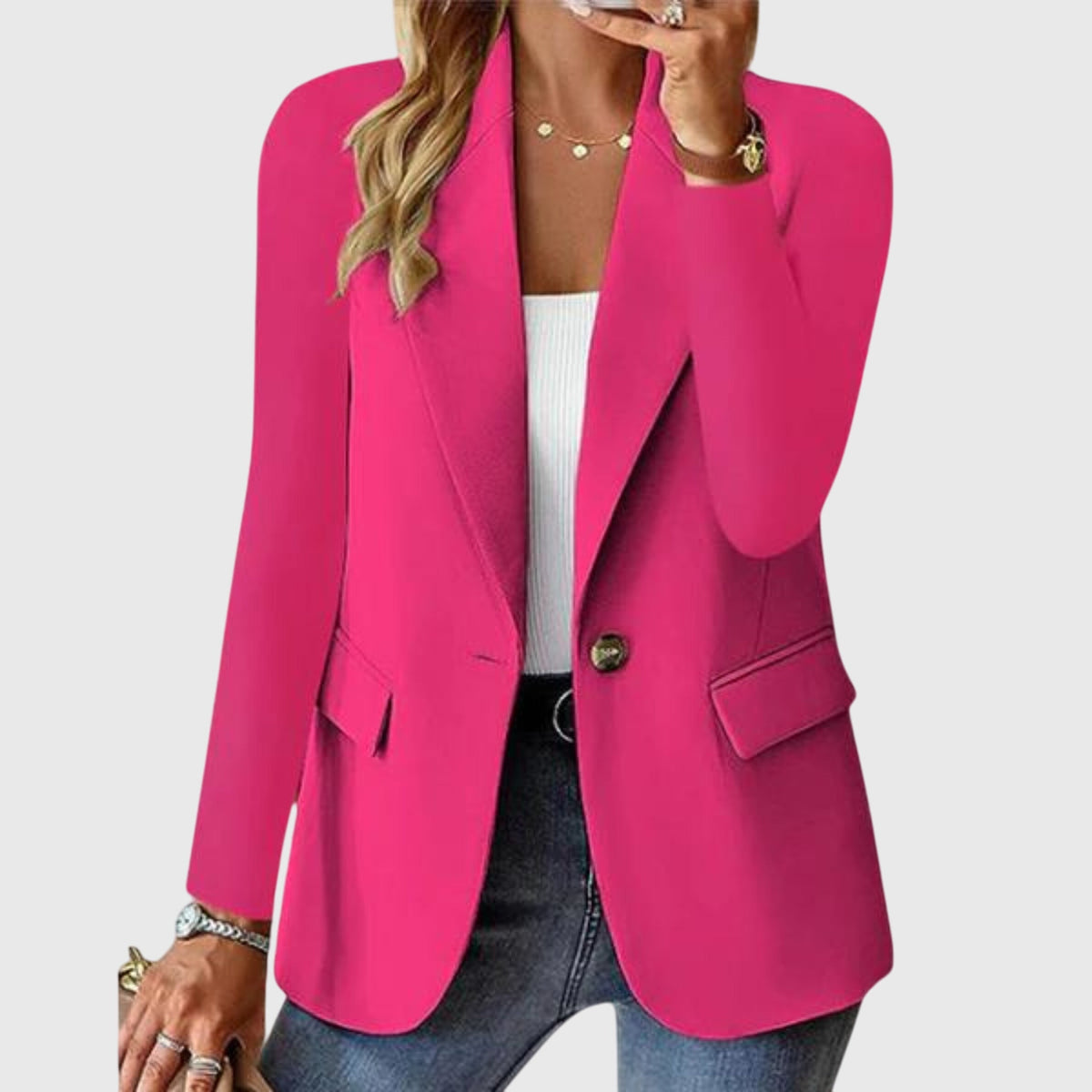 Gabrielle | Tailored Open-Front Blazer
