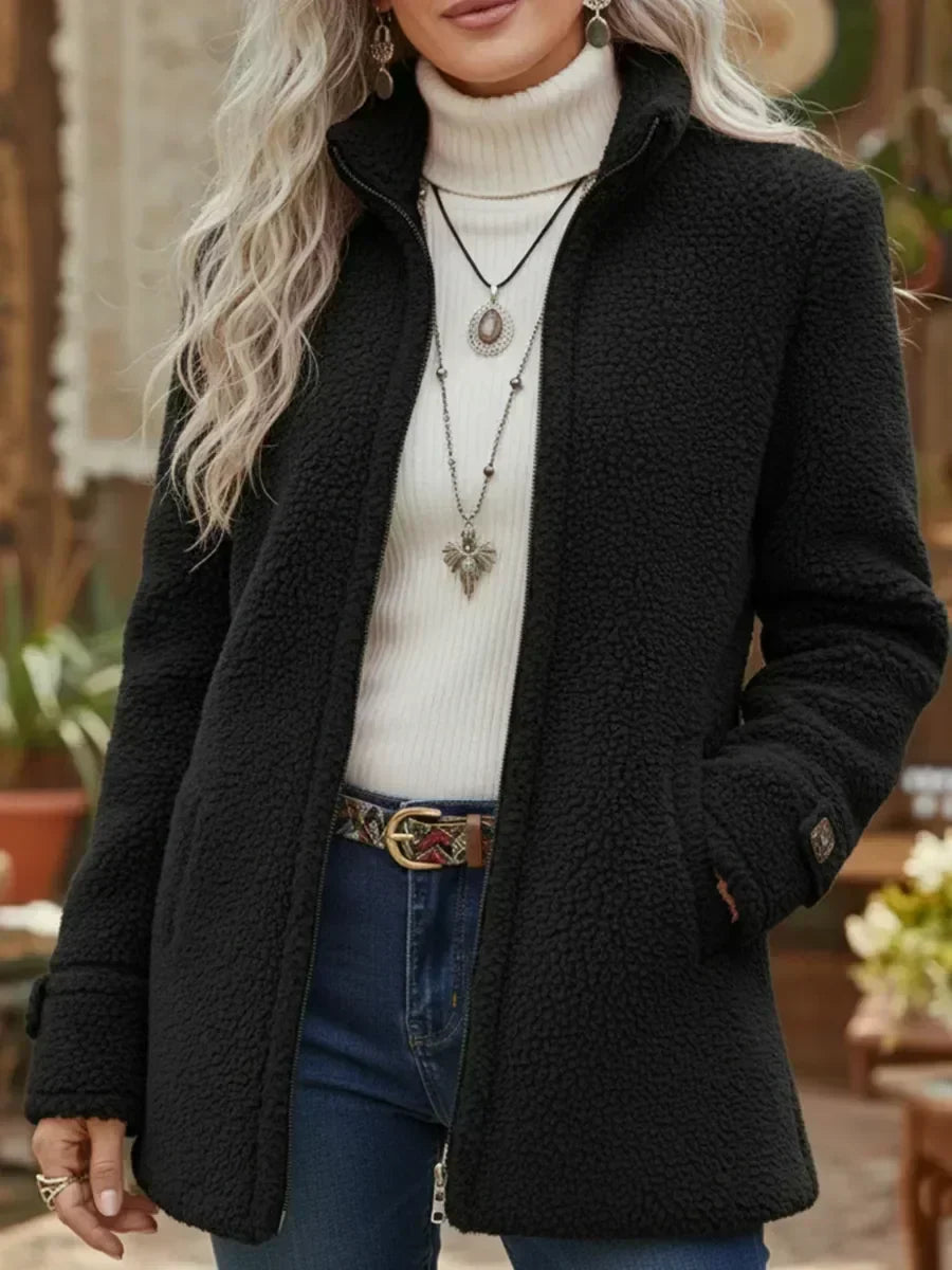 Judith | Cosy Stand-Collar Full-Zip Jacket