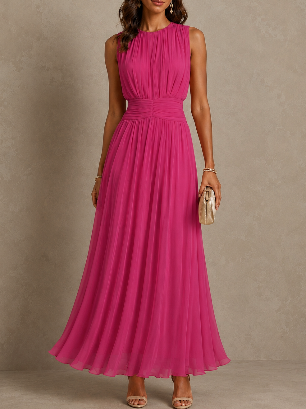 Chayna | Sleeveless Midi Dress