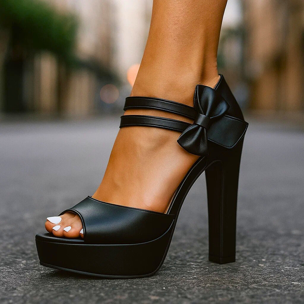 BELLA | BOW HEELS