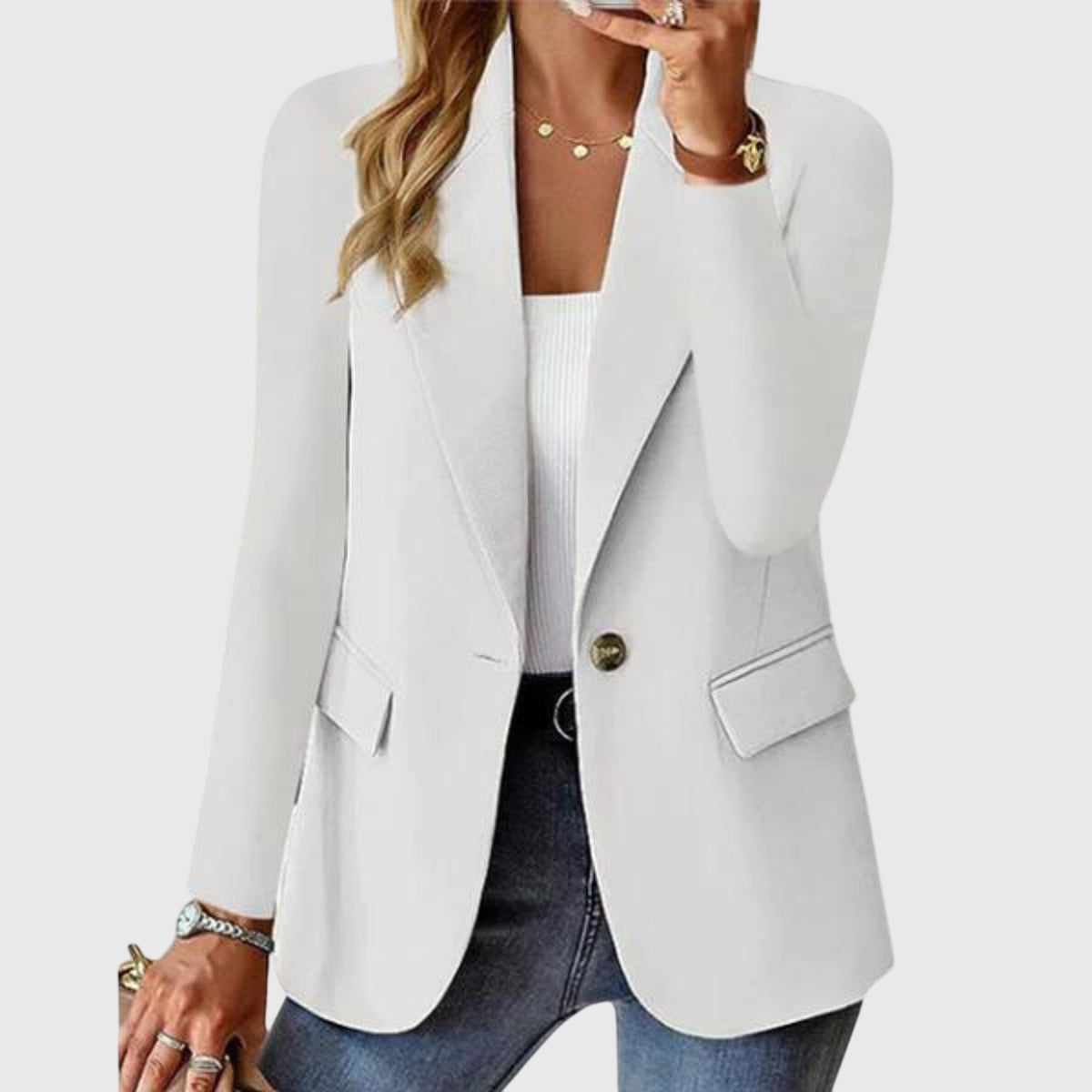 Gabrielle | Tailored Open-Front Blazer