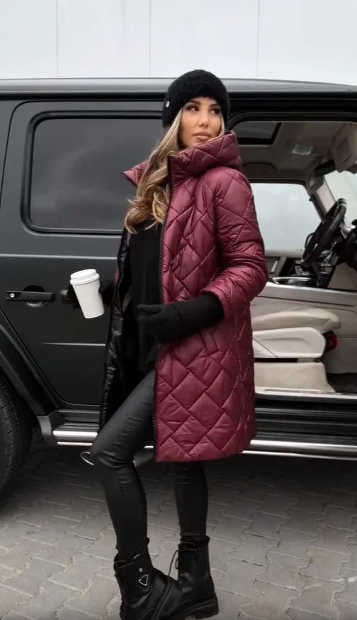 Anna | Quilted Hooded Winter Jacket