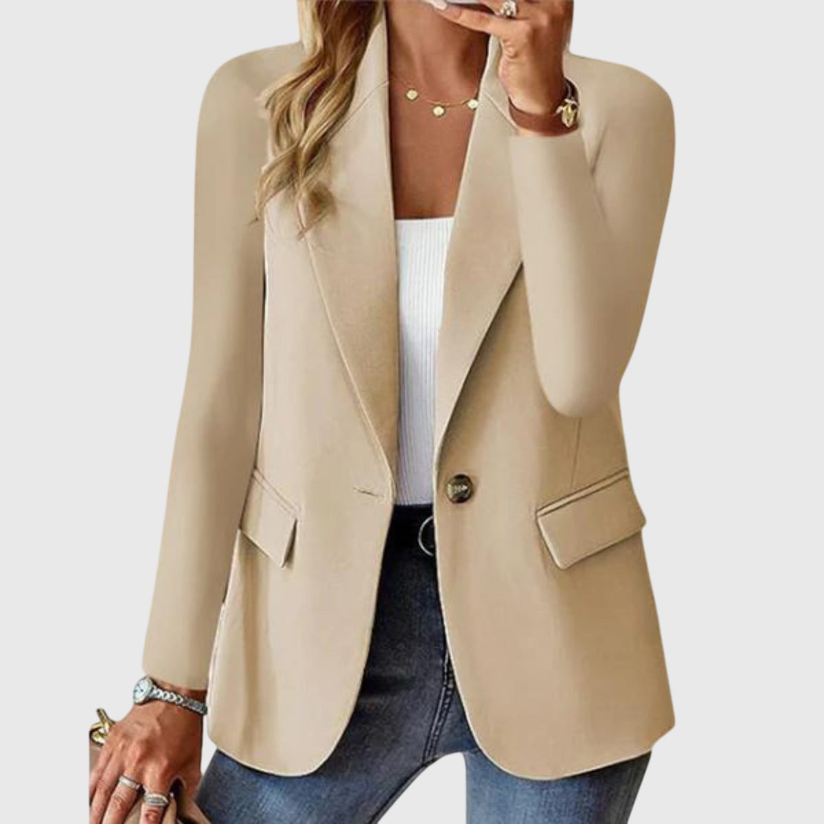 Gabrielle | Tailored Open-Front Blazer