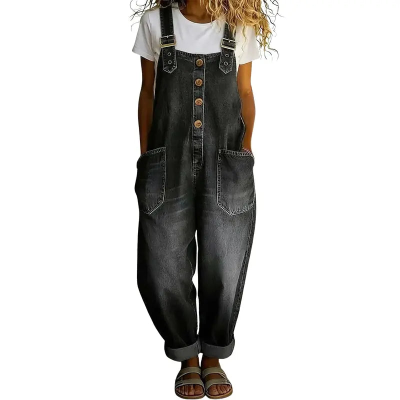 Kylora | Denim Muse Overalls