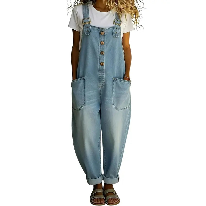 Kylora | Denim Muse Overalls