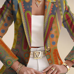 Faustine | Bohemian Medallion Blazer