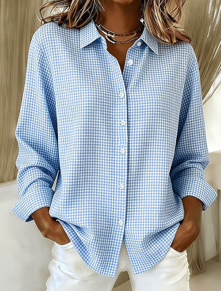 Winona | Relaxed Gingham Button-Front Shirt