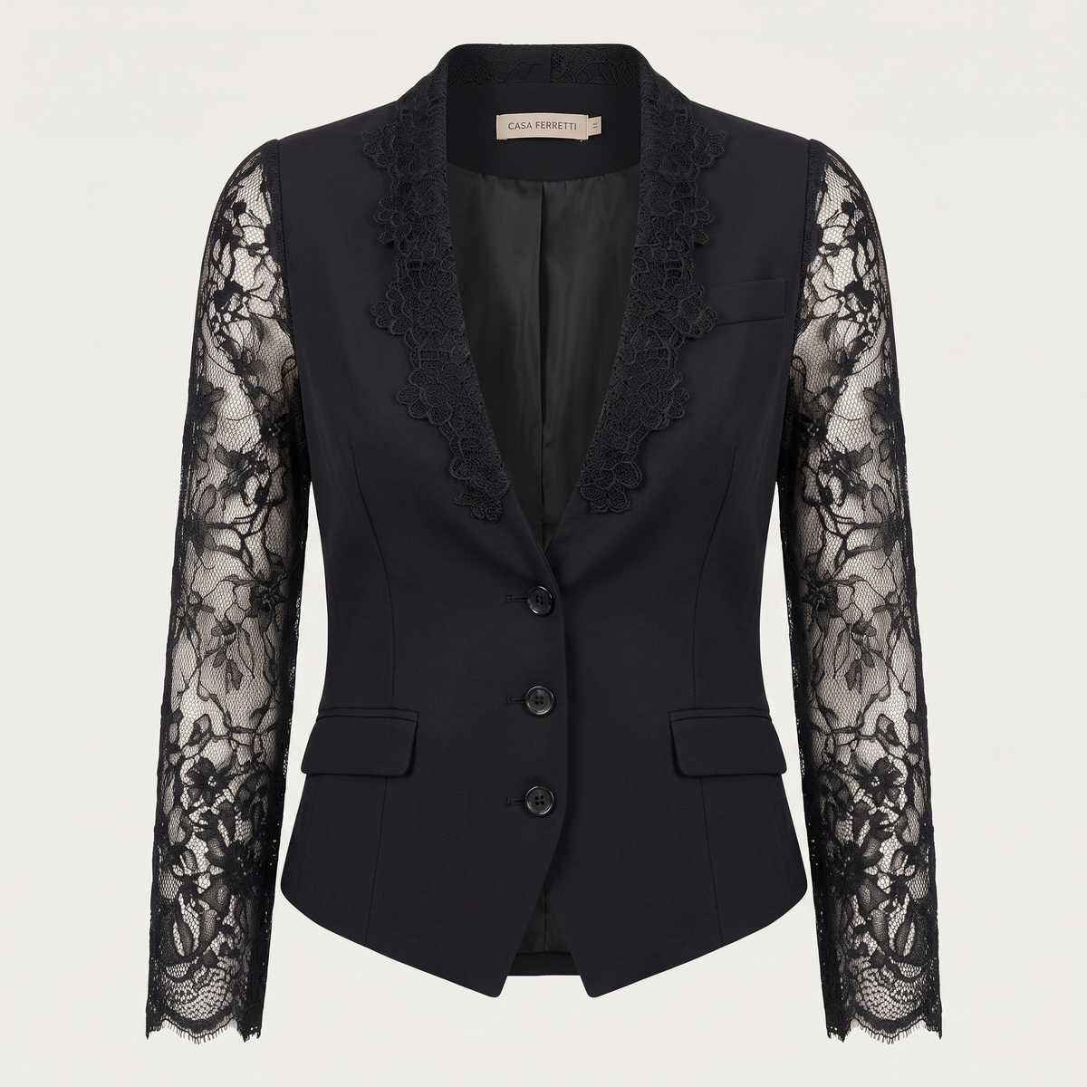 Noemi | Jacket with Semi-Transparent Sleeves
