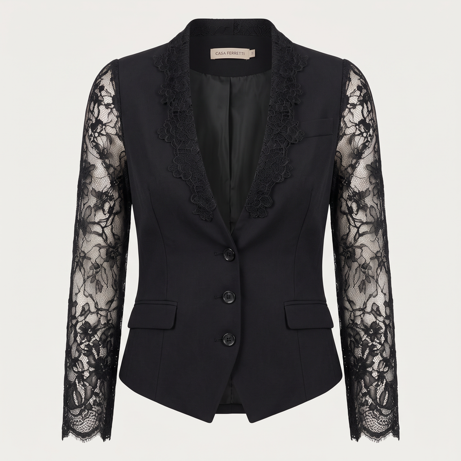 Noemi | Jacket with Semi-Transparent Sleeves