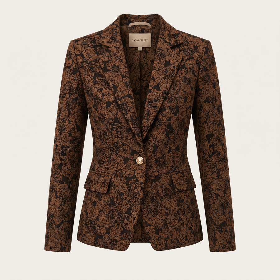 Stella | Fitted Jacquard Blazer
