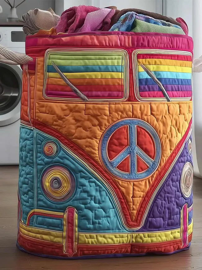 Juniper | Hippie Van Quilted Laundry Basket