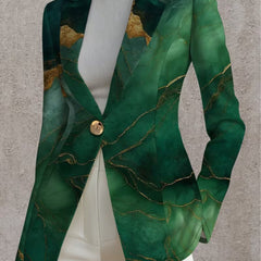 Honorine | Emerald Marble Blazer