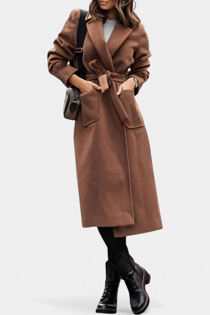 Wilhelmina | Belted Longline Overcoat