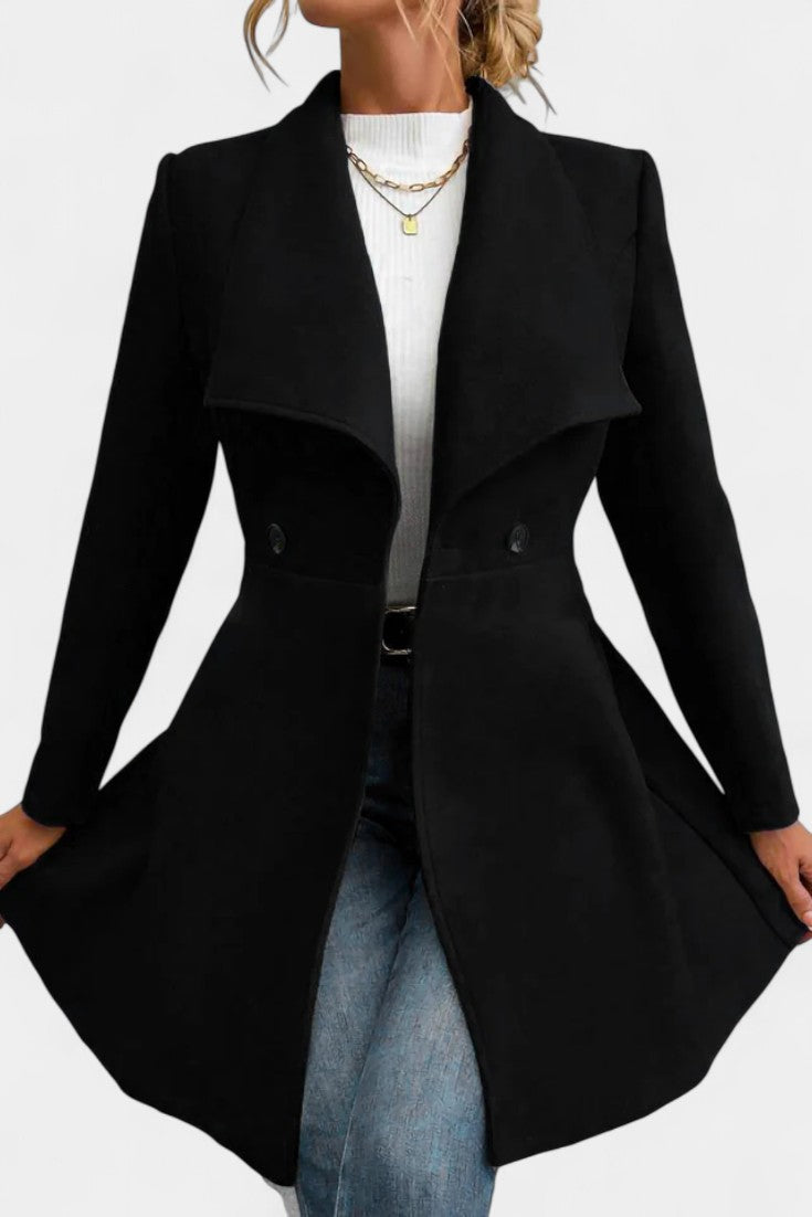 Nora | Tailored Peplum Coat
