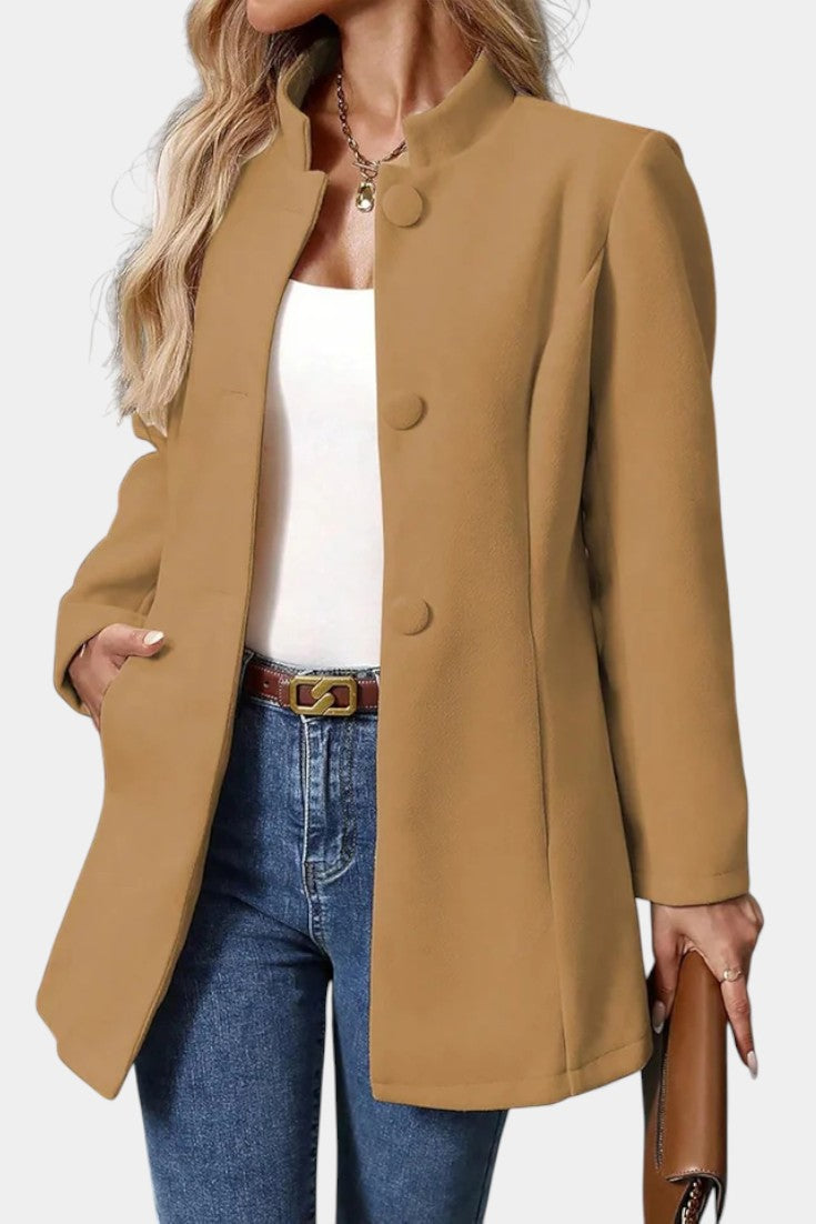 Petra | Tailored High-Collar Coat