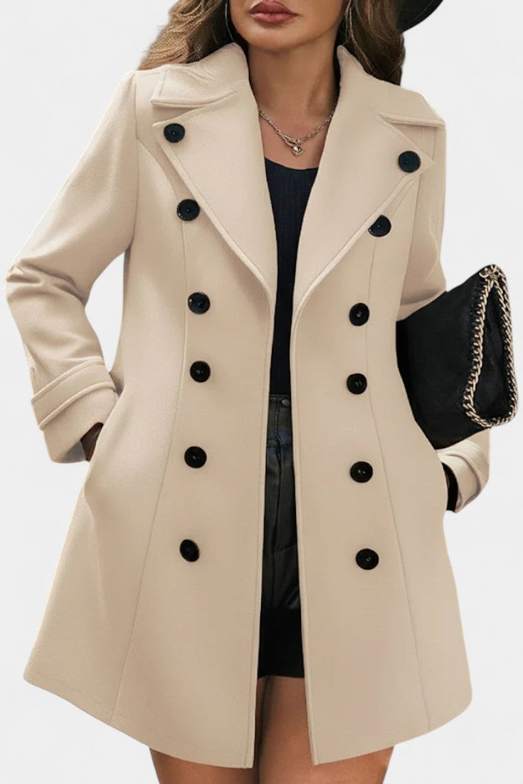 Coraleigh | Tailored Notched-Collar Coat