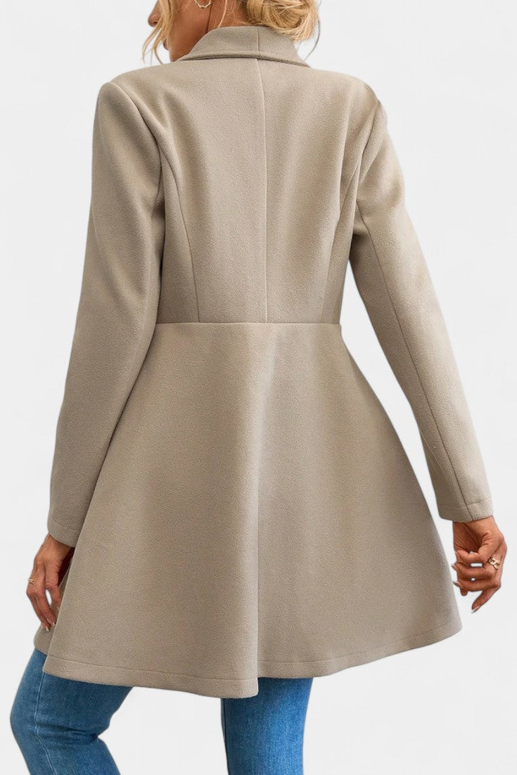 Nora | Tailored Peplum Coat