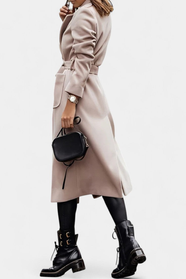 Wilhelmina | Belted Longline Overcoat